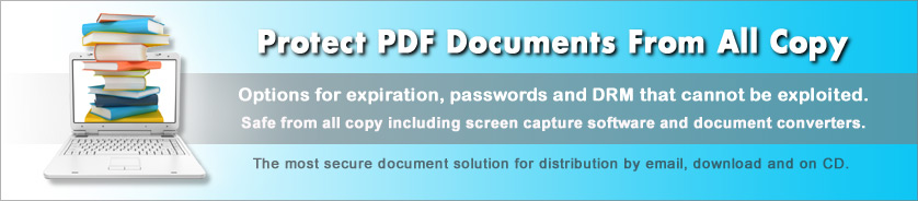 PDF 문서 및 도서 복사 및 인쇄 보호 확보